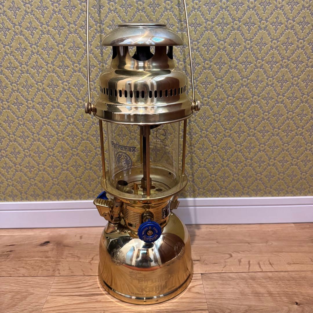 動作品 Petromax HK500 白灯油ランタン ドイツ製 真鍮 ブラス