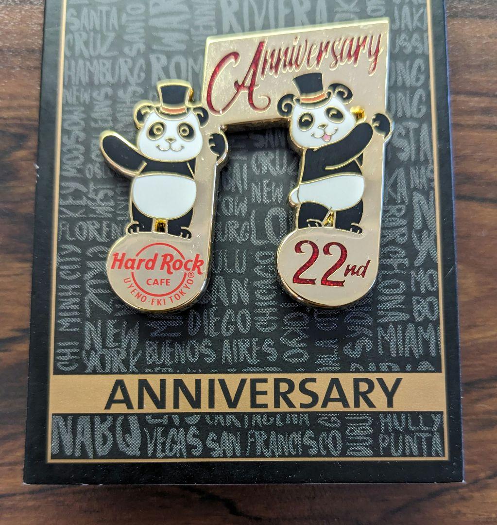 ハードロックカフェ　ピンバッジ　上野　パンダ　モネ展　シャオシャオ　レイレイ