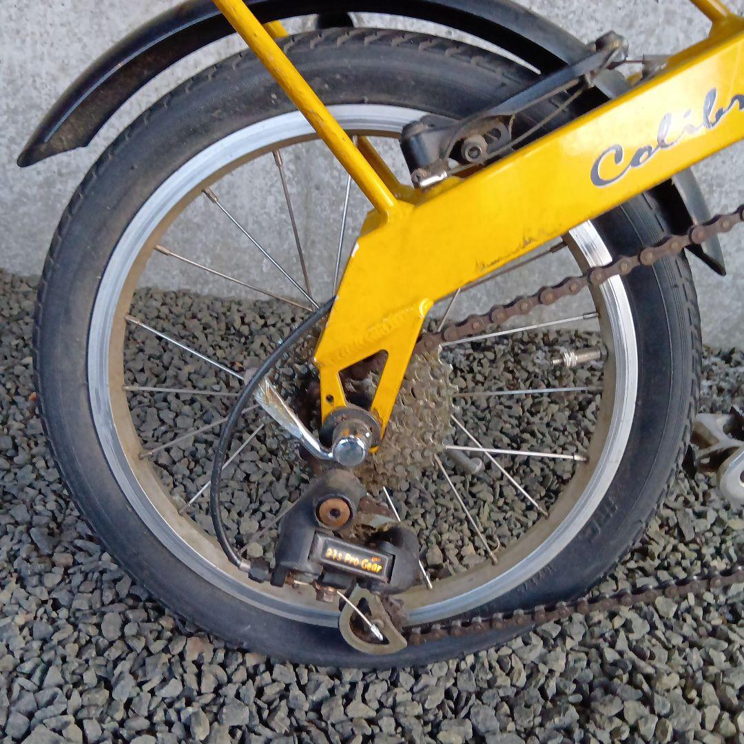 PEUGEOT COLIBRI 折りたたみ自転車 イエロー プジョー コリブリ