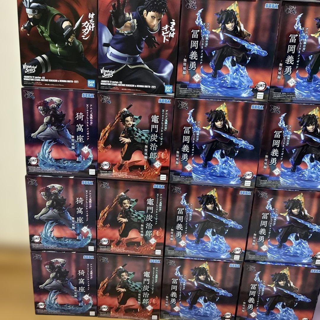 限定値下げ　鬼滅の刃　NARUTO プライズフィギュア　まとめ売り　25点