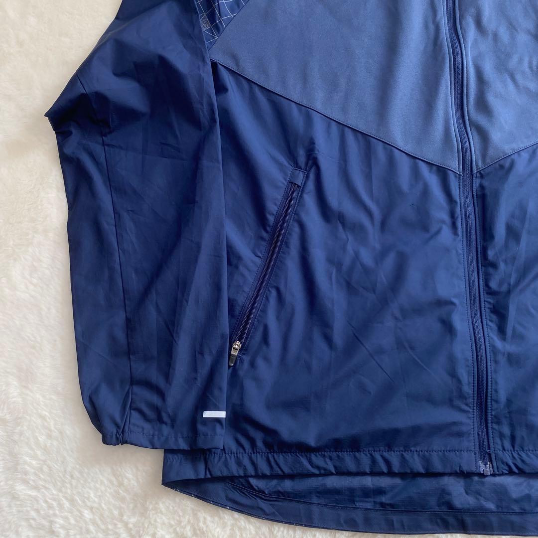【廃盤品】NIKE ランディビジョン マイラー RUNJKT ネイビー　Lサイズ