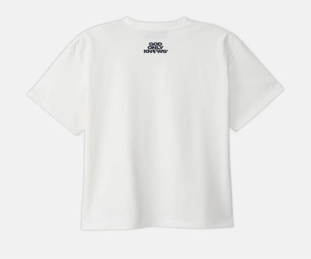 GOD ONLY KNOWS ロゴプリントTシャツ(白)岩田剛典