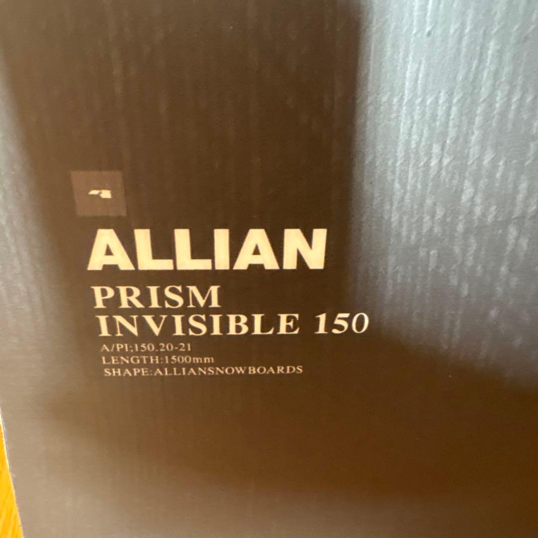 ALLIAN PRISM INVISIBLE 150スノーボード