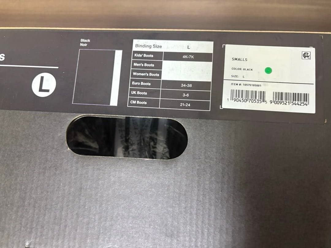新品　バートン　キッズ用スノーボードバインディング　スモールズ