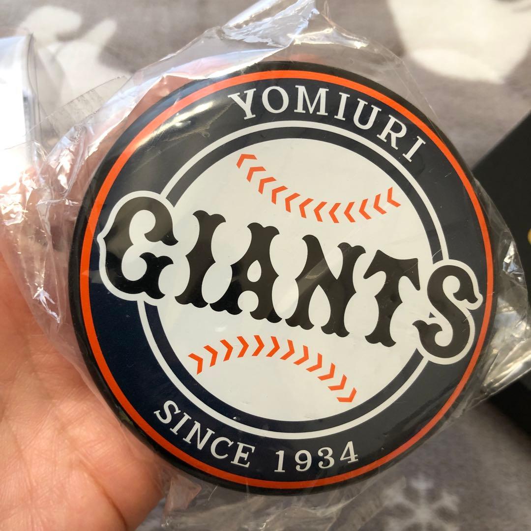 新品　GIANTS オレンジ腕時計　コンパクトウォレット　メモ入り缶ケース