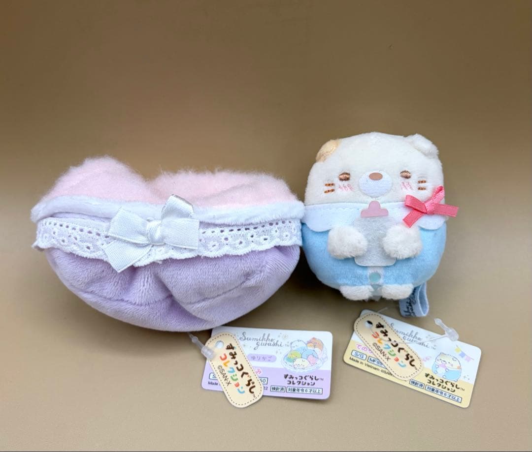すみっコぐらし　ベビー　赤ちゃん　てのりぬいぐるみ ねこ