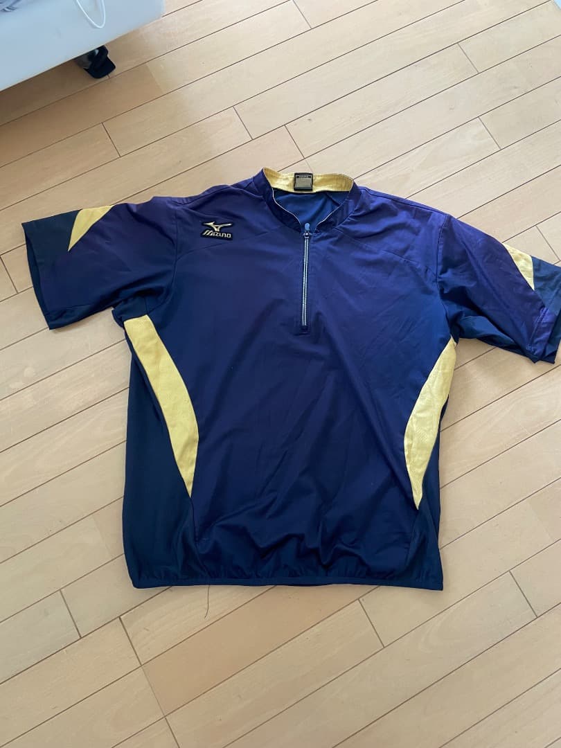 Mizuno Pro 上下セット ネイビー/ゴールド