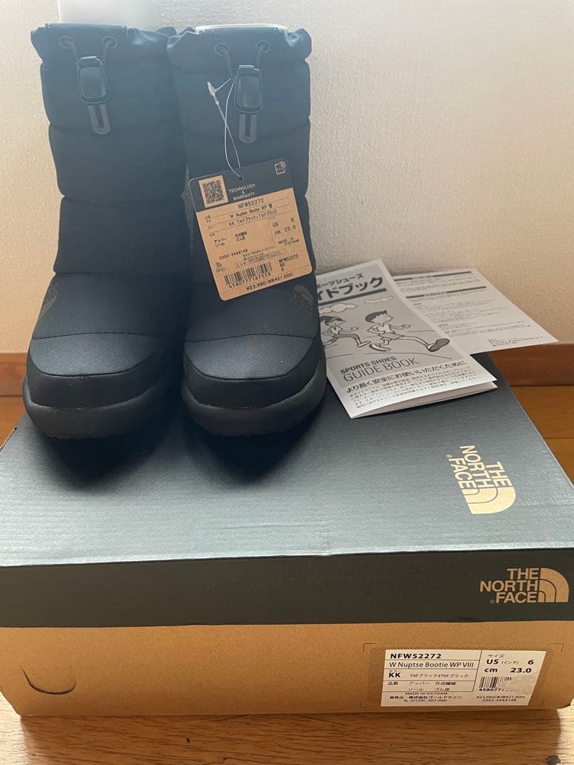 ノースフェイスW Nuptse BootsWP NF52272新品未使用23cm