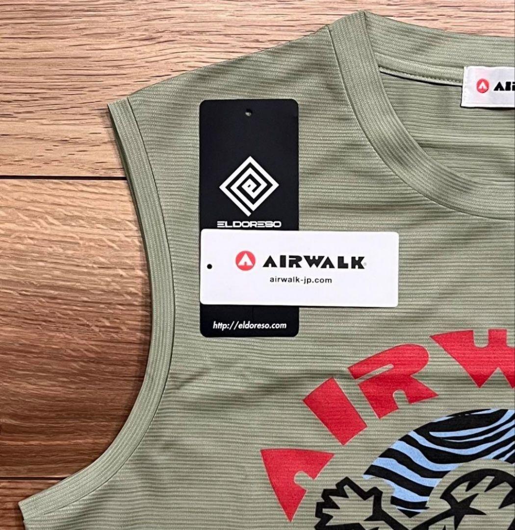 ウォーキング・ランニングウェア ELDORESO Airwalk Sleeveless sagegreen(M)