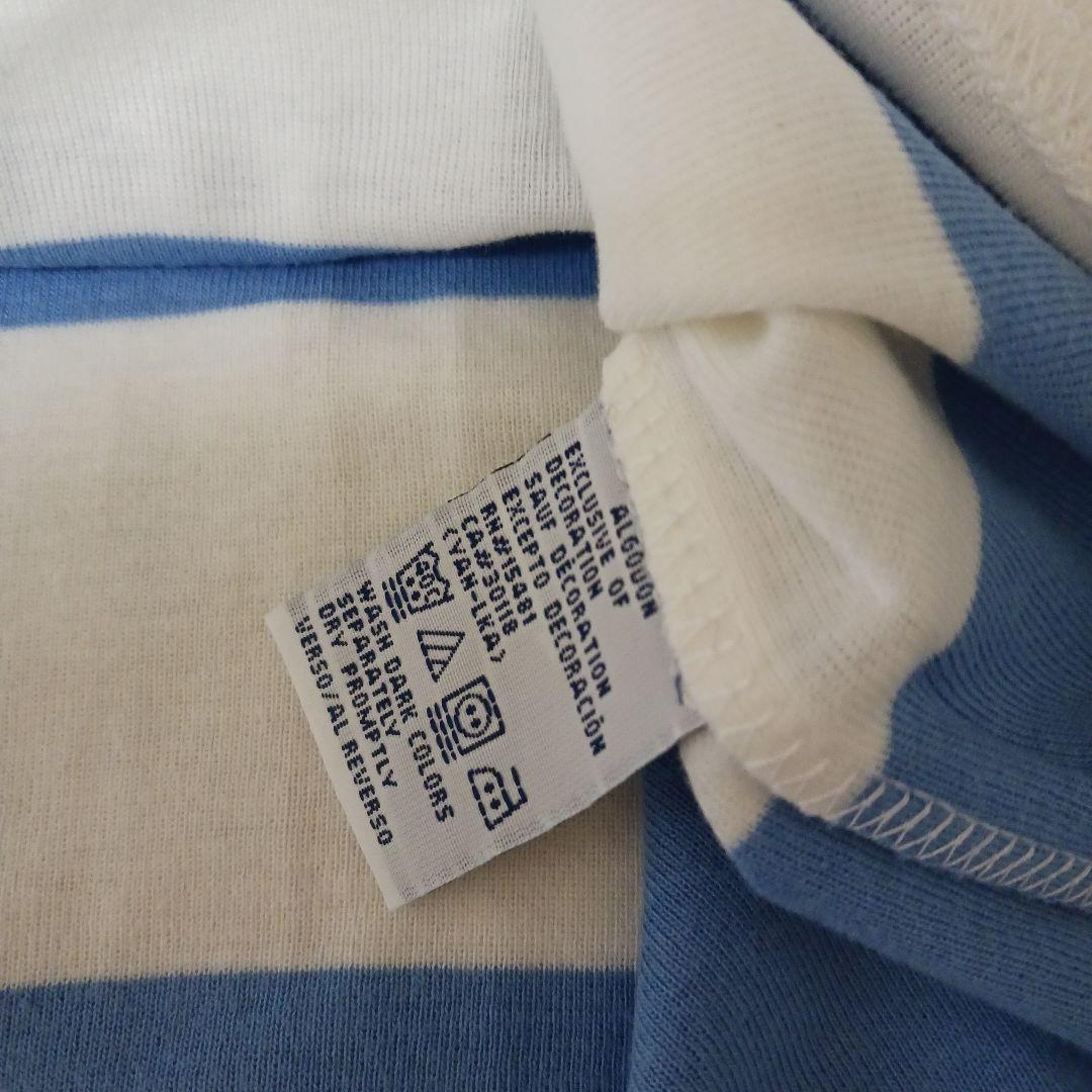   ノースリーブポロシャツ　S　ボーダー　ゴルフ新品
