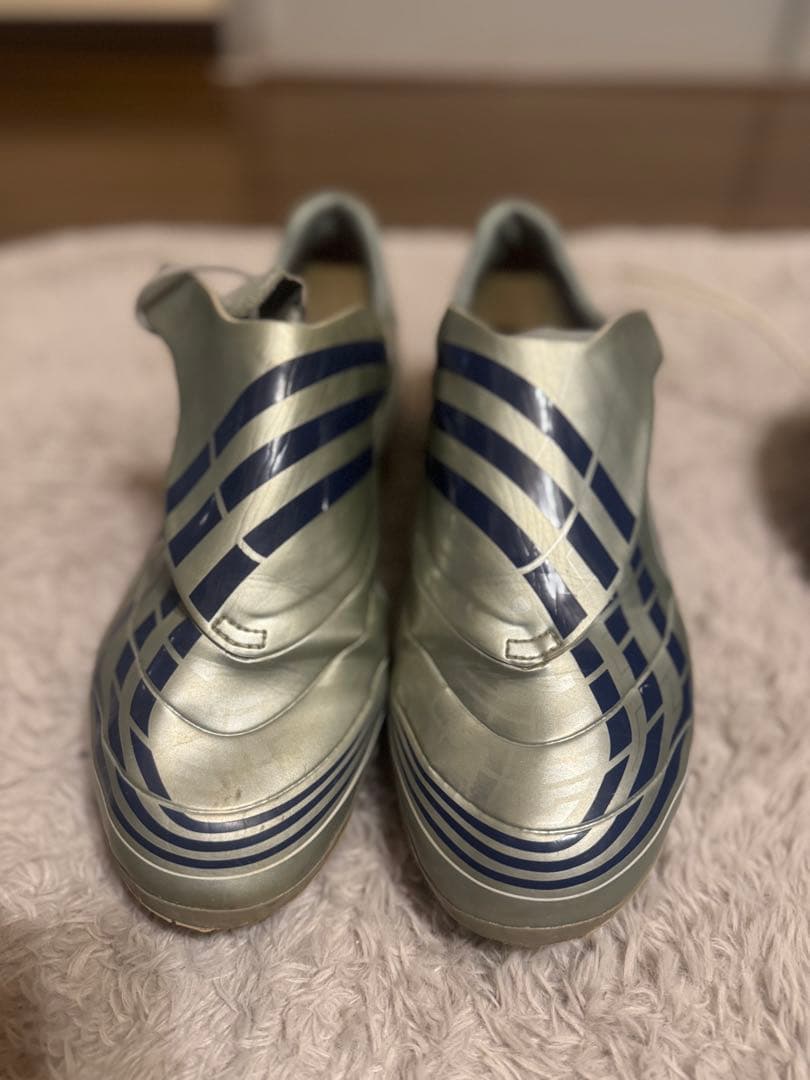 adidas F50 シルバー/ネイビー