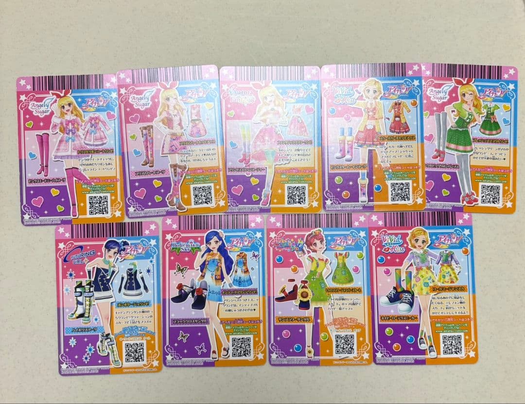アイカツカードセット 9枚 ワンピ