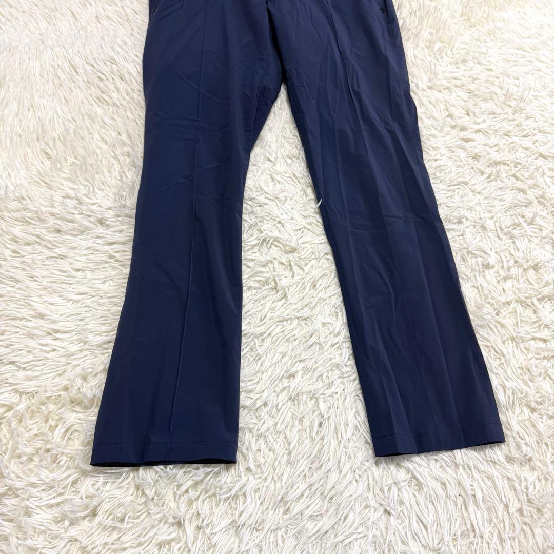 【ブリーフィングゴルフ】美品 ストレッチパンツ サマーパンツ ネイビー メンズ