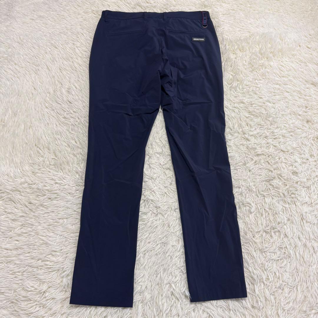 【ブリーフィングゴルフ】美品 ストレッチパンツ サマーパンツ ネイビー メンズ