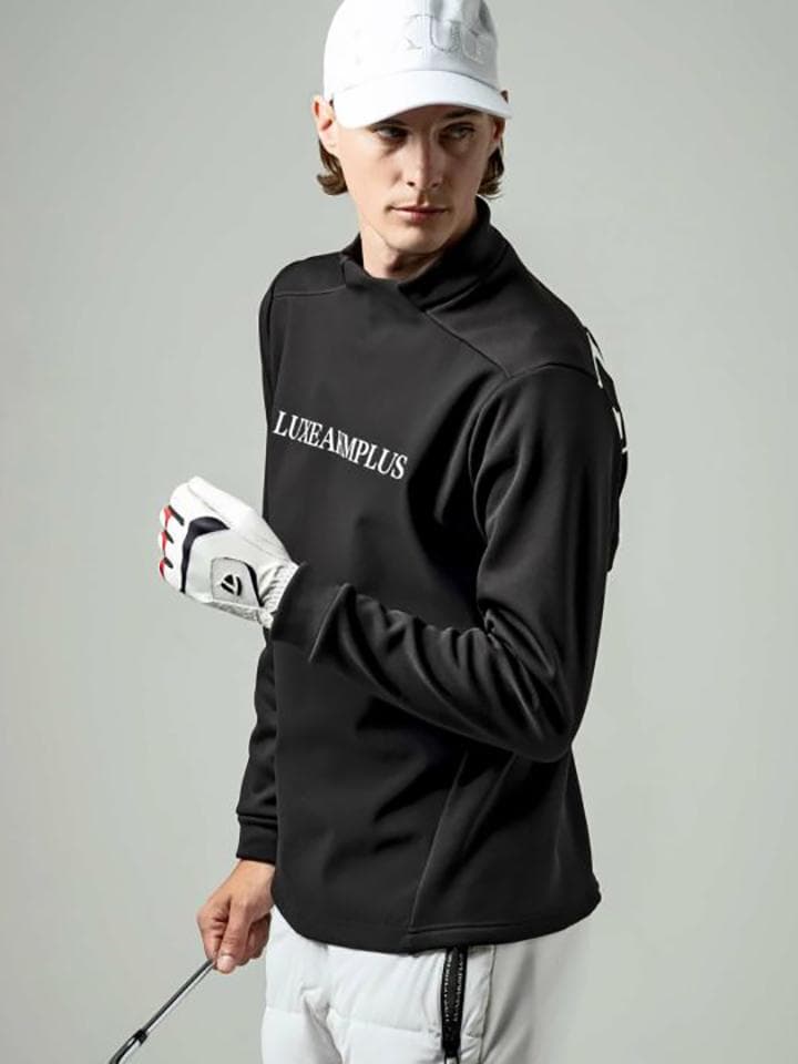 LUXEAKMPLUS 23AW 新品 ウィンドプルーフモックネックTシャツ