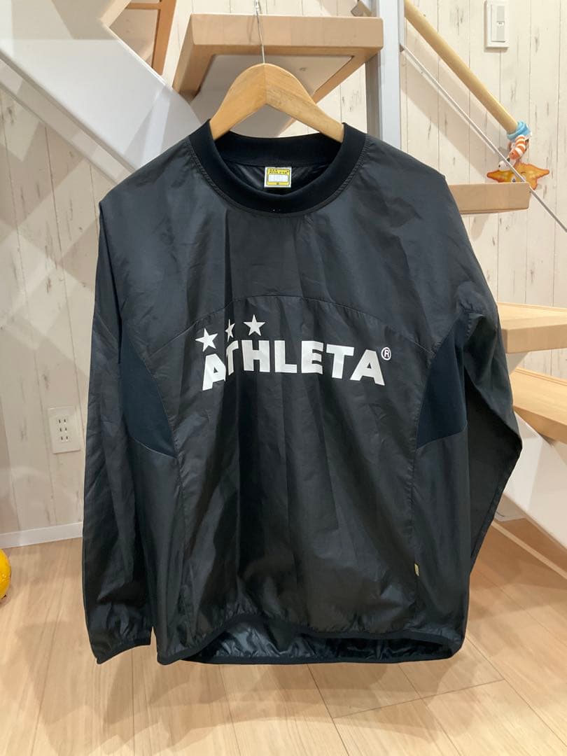 ATHLETA 未使用ピステ上下Mと発熱ナイロンウインドブレーカーLセット