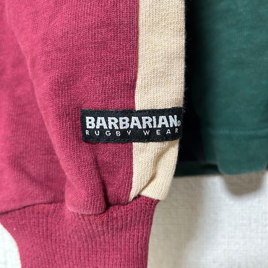 90s BARBARIAN カナダ製 バーバリアン ラガーシャツ 3XL 刺繍
