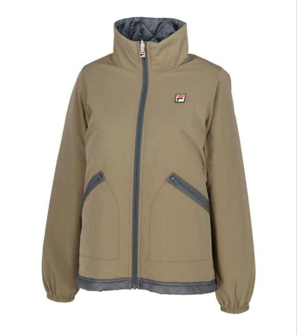 値下げ　完売　M フィラFILA テニス リバーシブル ジャケット　保温軽量