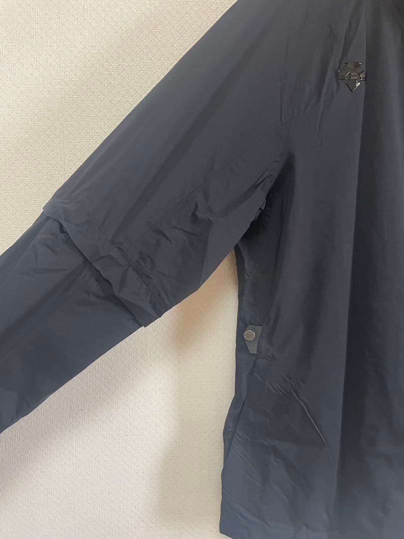 DESCENTE レインスーツ ブラック 上下セット