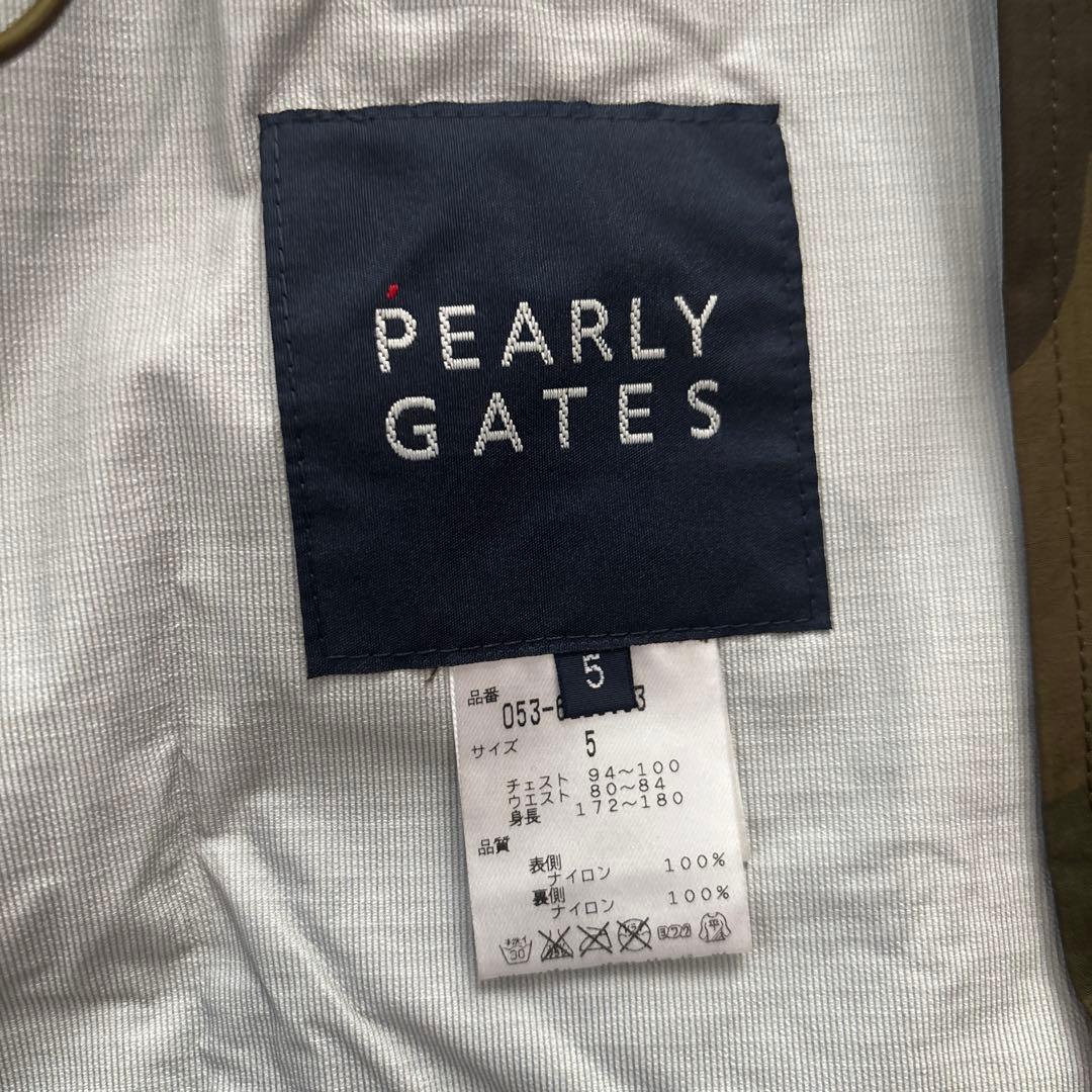 PEARLY GATES ライナー付きジャケット カモフラ L