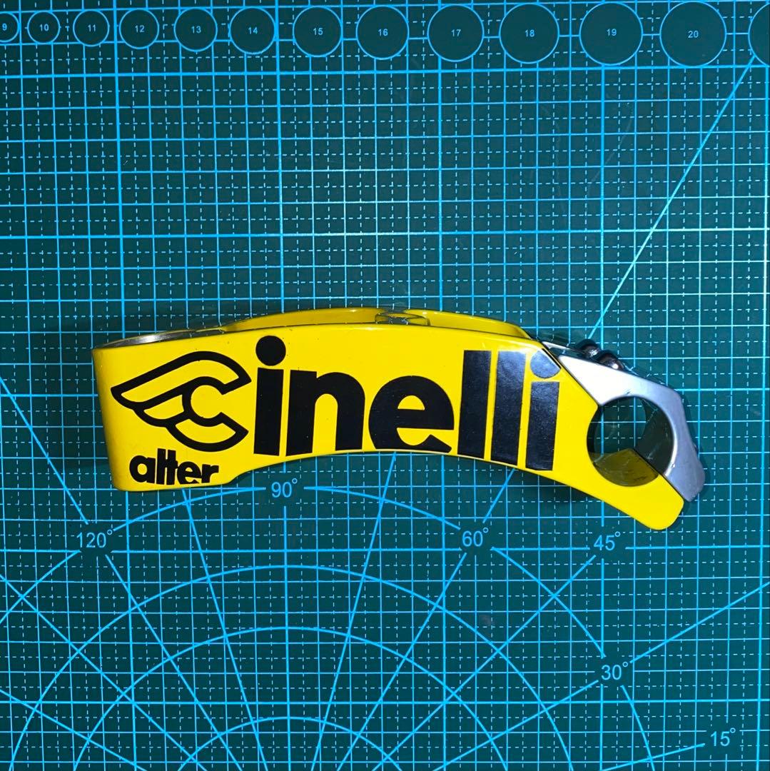 Cinelli Alter ステム イエロー/シルバー