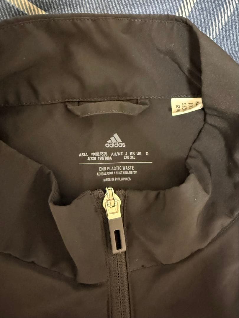 【サッカー日本代表】プレゼンテーションジャケットadidas 2XLサイズ 黒