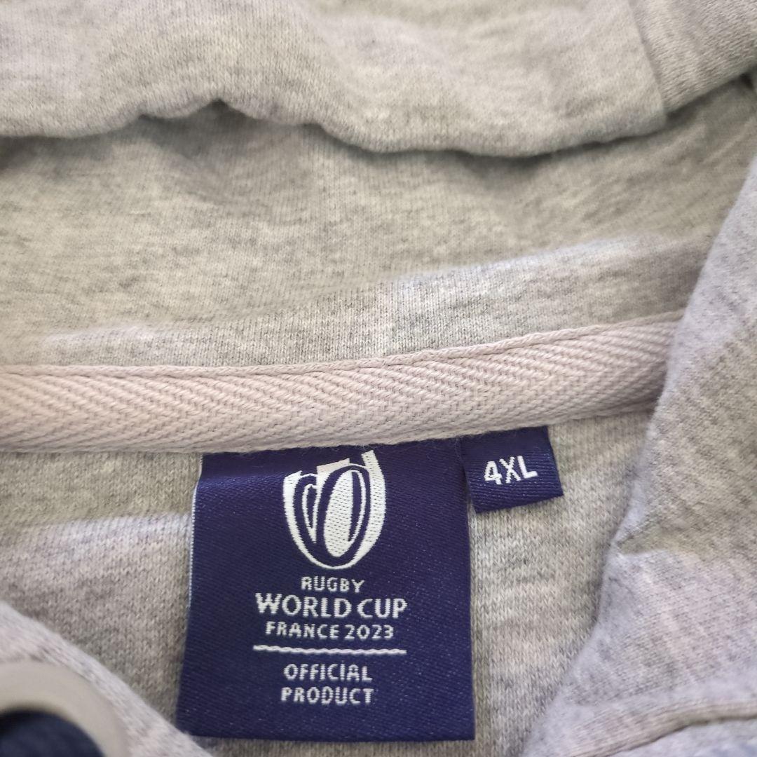 【新品タグ付】RWC 2023 FRANCE スウェットフーディトップ