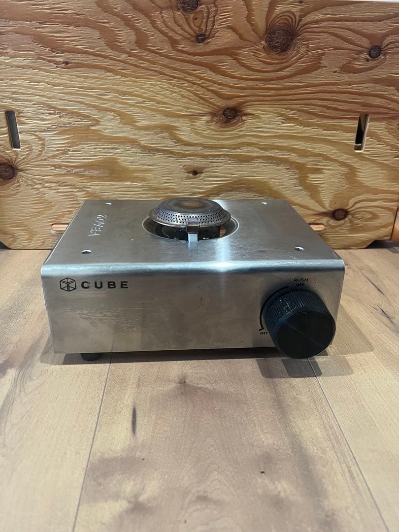 KOVEA CUBE カセットコンロ　アシモクラフト　風防付 コベアキューブ