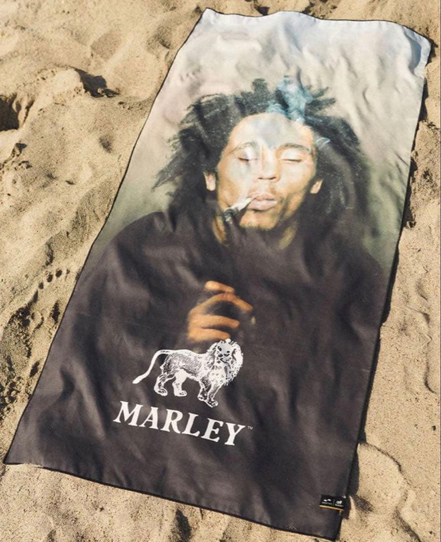 SLOW TIDE BOB MARLEYコラボ タオル