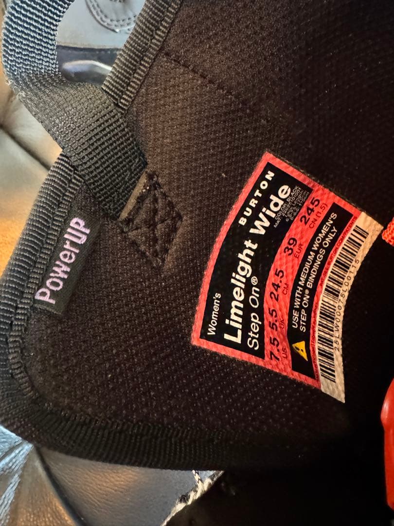 24-25 Burton バートン ライムライト ステップオン ワイド 24.5