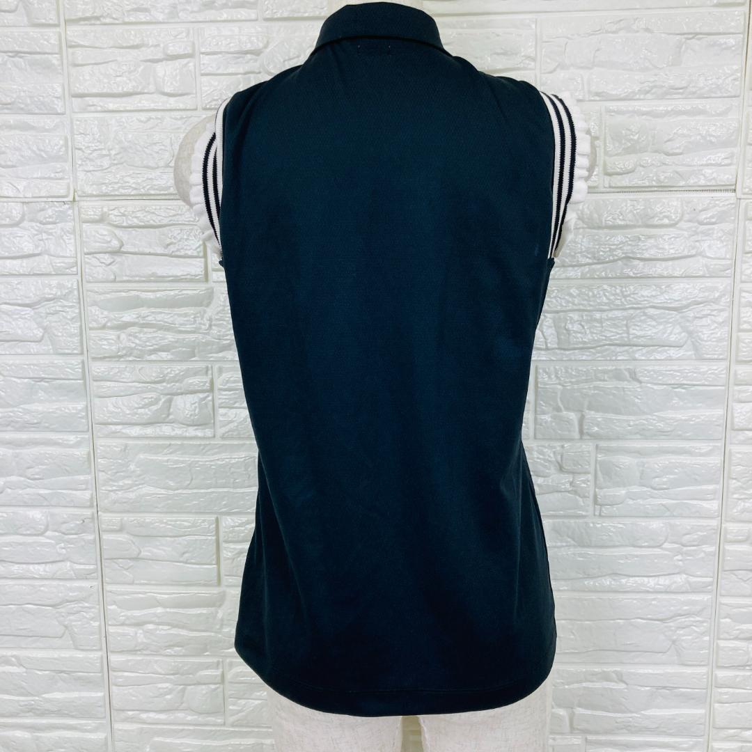 【美品】アルチビオ archivio ノースリーブ ポロシャツ ビジュー 36