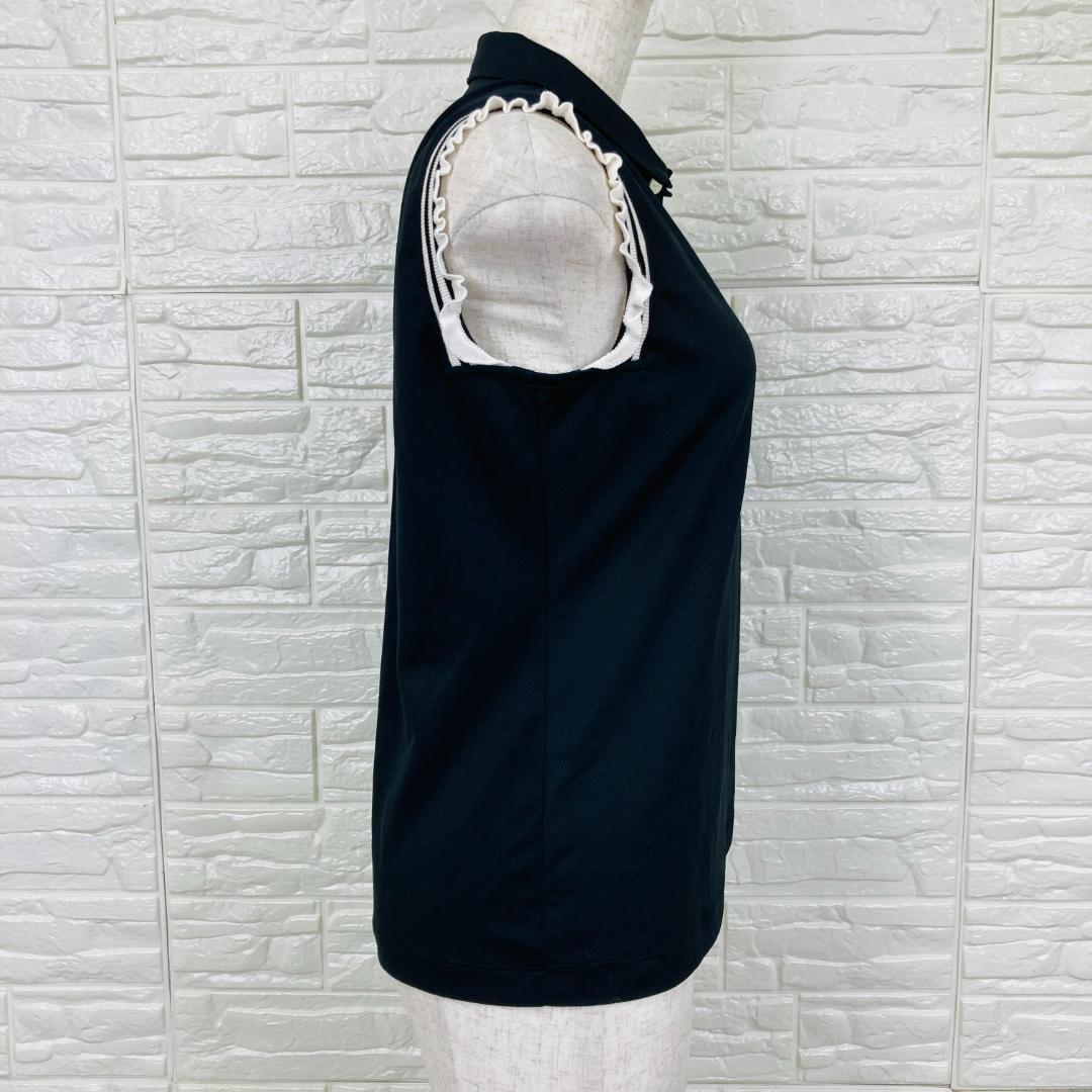 【美品】アルチビオ archivio ノースリーブ ポロシャツ ビジュー 36