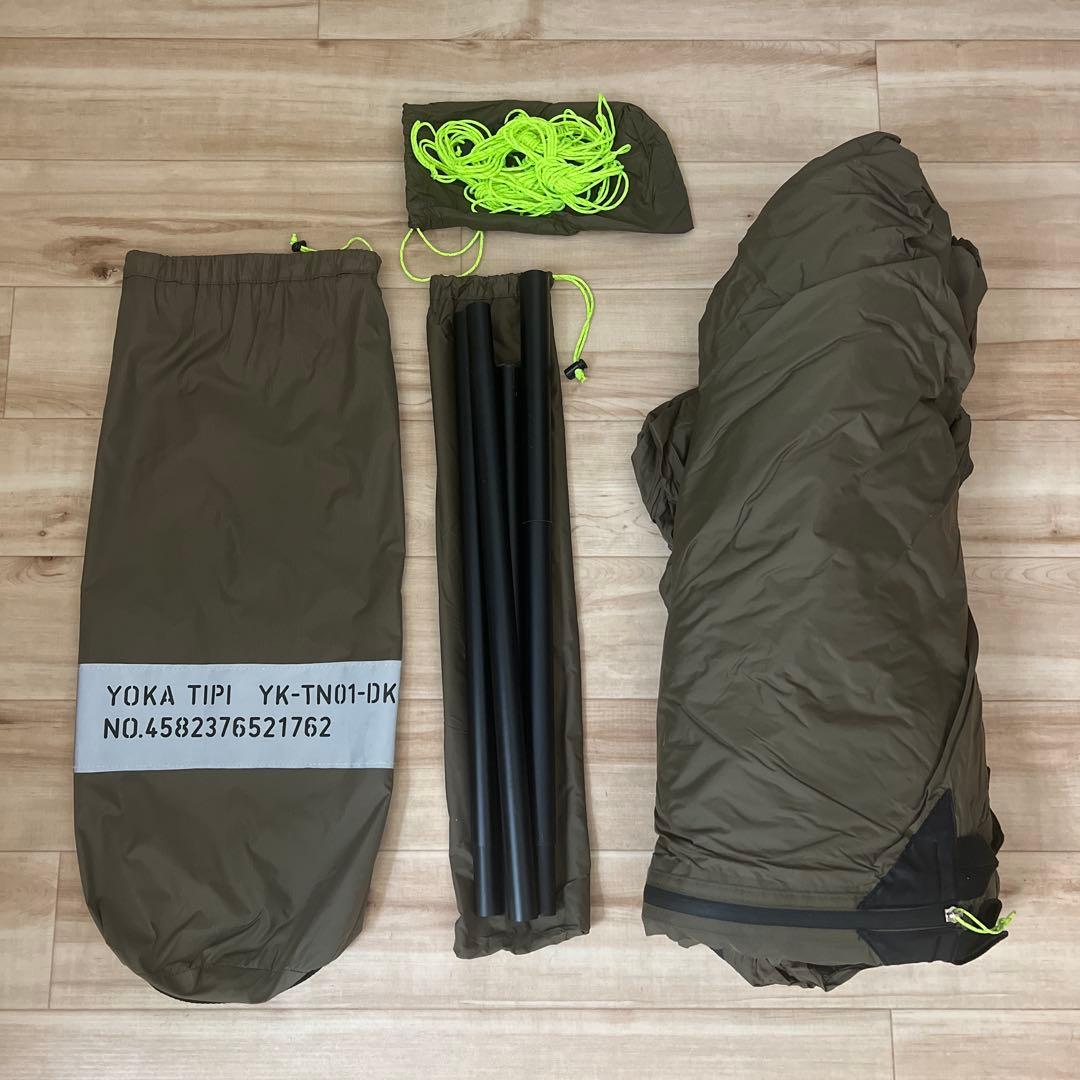 YOKA TIPI ワンポールテント　カーキ