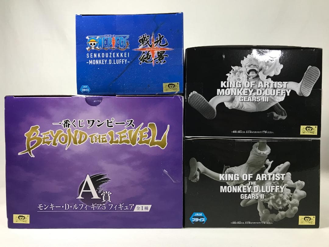 [一部開封有り]ワンピース モンキー・D・ルフィ ギア5 ニカ フィギュアセット