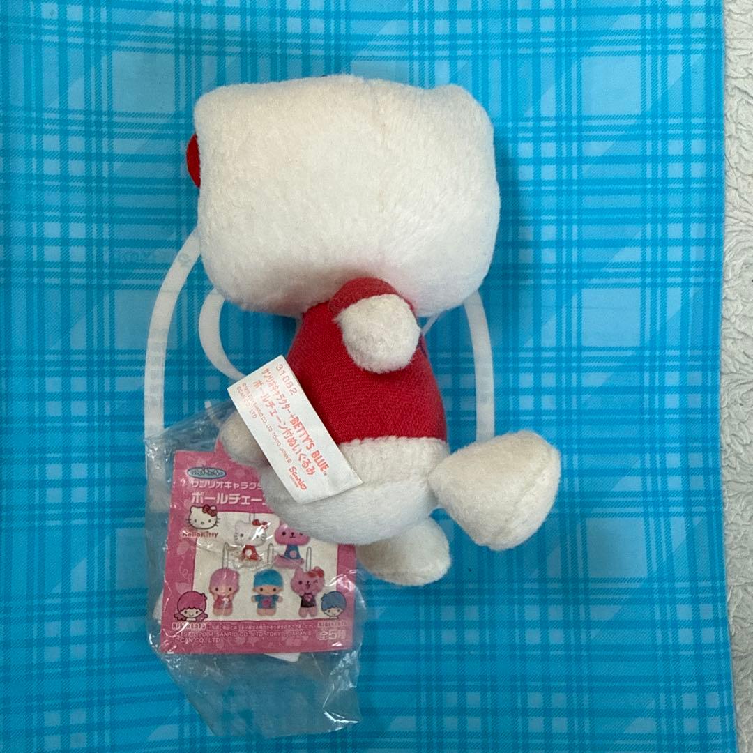 BETTY'S BLUE×ハローキティコラボぬいぐるみキーホルダー