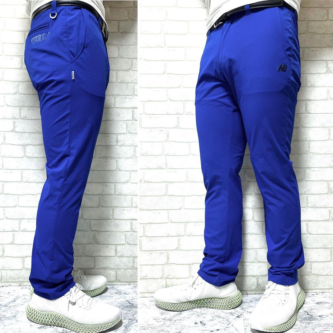 ☆美品☆ ニューバランスゴルフ 撥水 軽量 リップストップ ストレッチパンツ