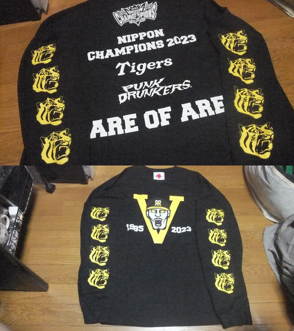 パンクドランカーズ XL 阪神タイガース 未使用 Tシャツ 長袖 日本一 優勝