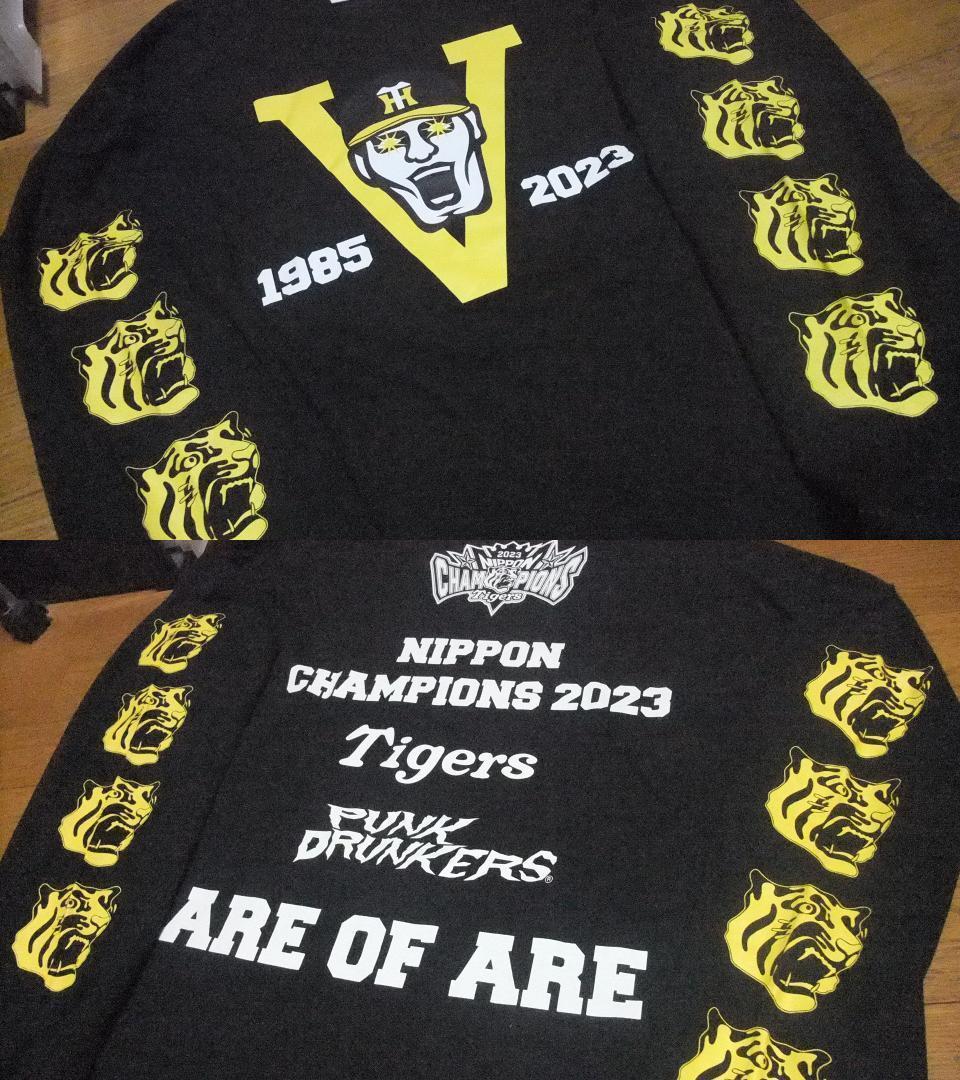 パンクドランカーズ XL 阪神タイガース 未使用 Tシャツ 長袖 日本一 優勝