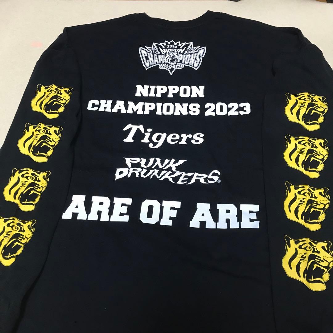 パンクドランカーズ XL 阪神タイガース 未使用 Tシャツ 長袖 日本一 優勝