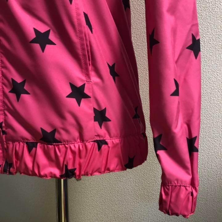 ルコックゴルフ×デュラス★ジップアップ ジャケット ピンク 総柄 Sサイズ