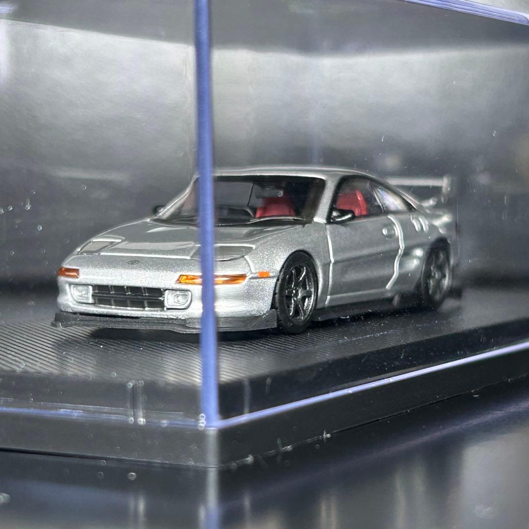 Micro Turbo PEAKO 1/64トヨタ　MR2 シルバー MTモデル