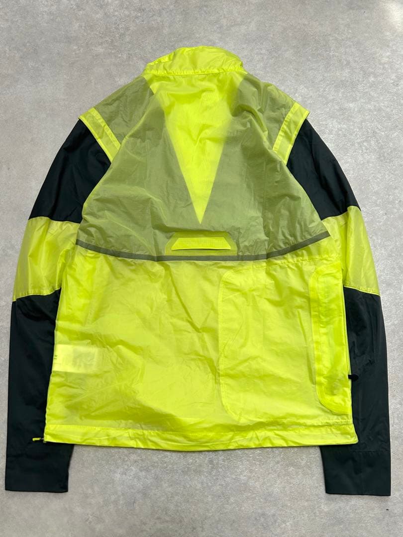 未使用級 Nike Golf 蛍光イエロー ジャケット M ウインドジャケット