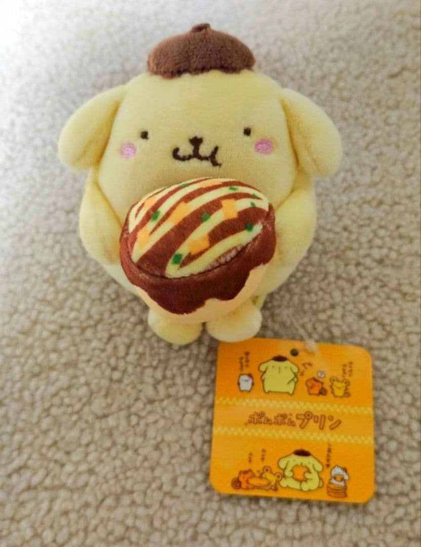 【タグ付き】ポムポムプリンたこ焼きマスコット　大阪ギティランド限定　美品