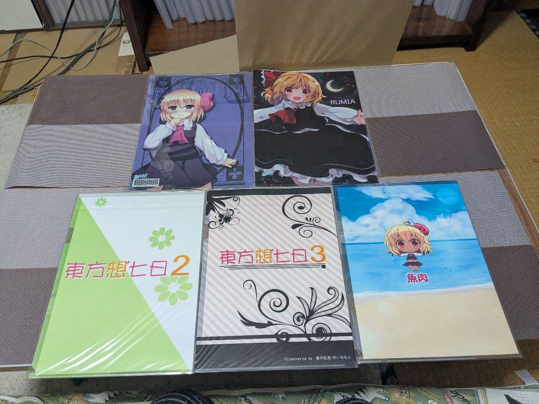東方project　ルーミア A4クリアファイル 13枚セット
