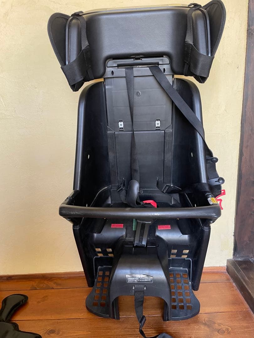 パナソニック　OGK PRBC-001DX チャイルドシート 黒　自転車　後部用