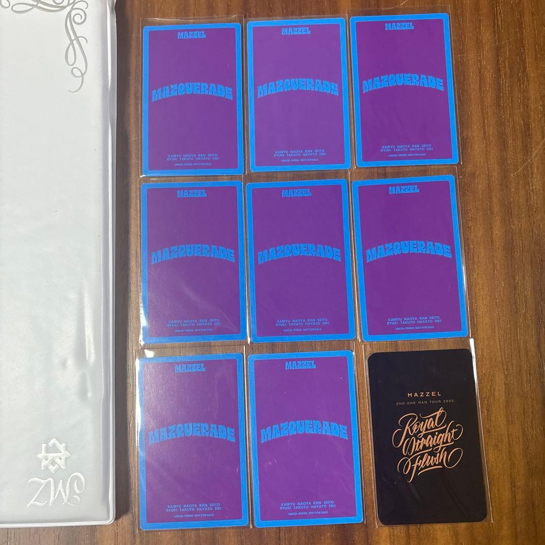 MAZZEL  Staight Flush コレクトブック　カード9枚