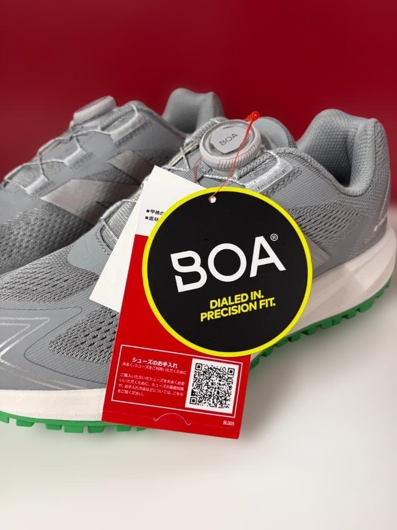 New Balance ゴルフシューズ グレー/グリーン