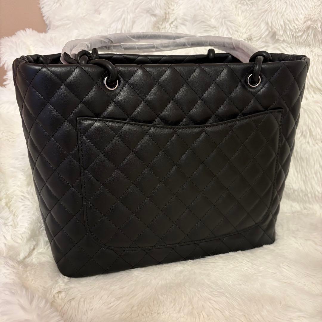 CHANEL カーボンライントートバッグ 黒