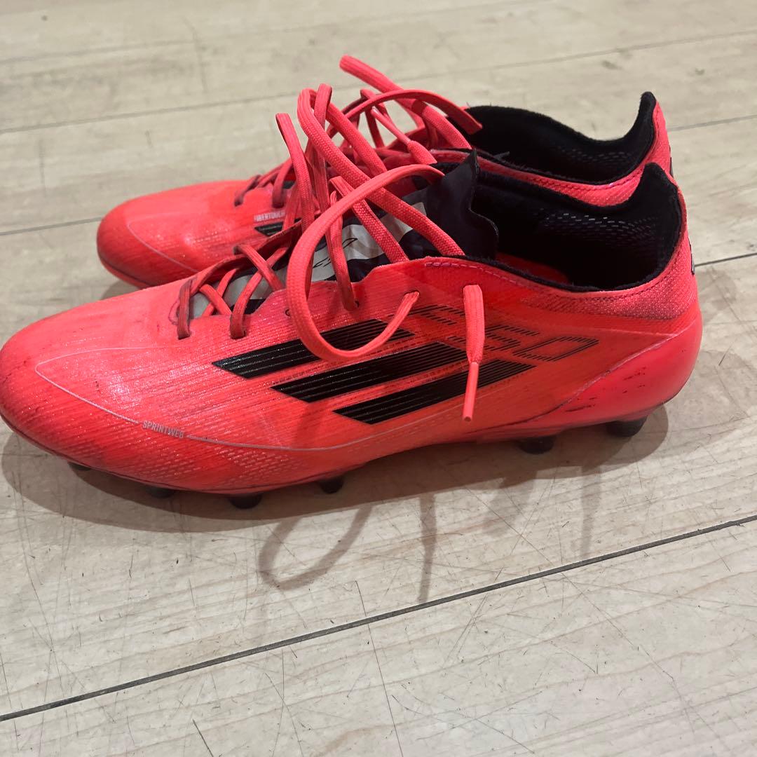 adidas F50サッカーシューズ ピンク 収納バッグ付き