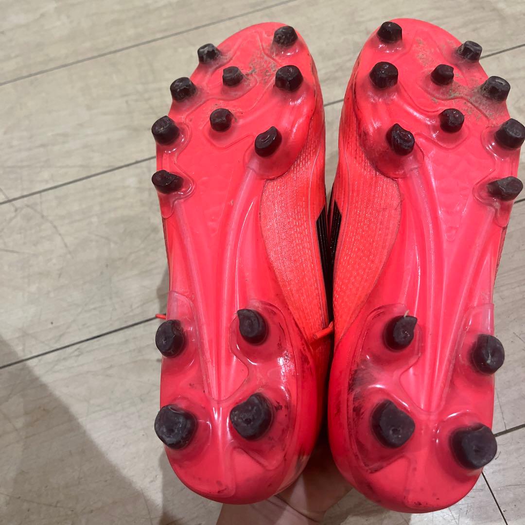 adidas F50サッカーシューズ ピンク 収納バッグ付き